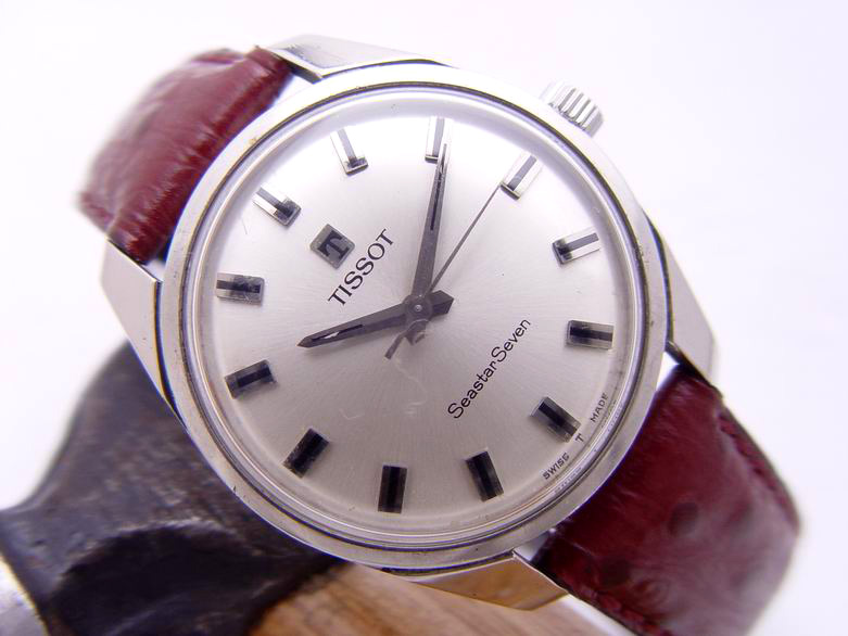 (070208-11) Tissot Seastar Seven Special Black Marker Vintage