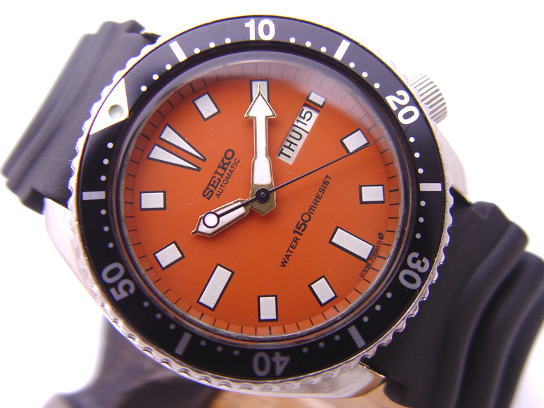 (070214-09) SEIKO Japan Version Orange 150m Diver Full Size Auto