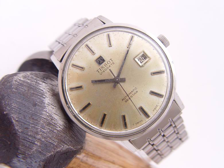 (070901-08) Tissot Visodtae Seastar Automatic 784-2 Antique