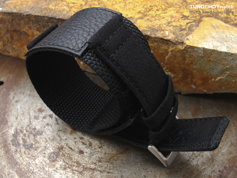 MiLTAT 24mm Double Layer Nylon Black Tactical Hook and Loop Fastener