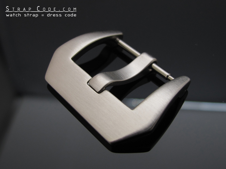 22mm High Quality 316L Stainless Steel Spring Bar type Tongue Buckle, Brushed finish