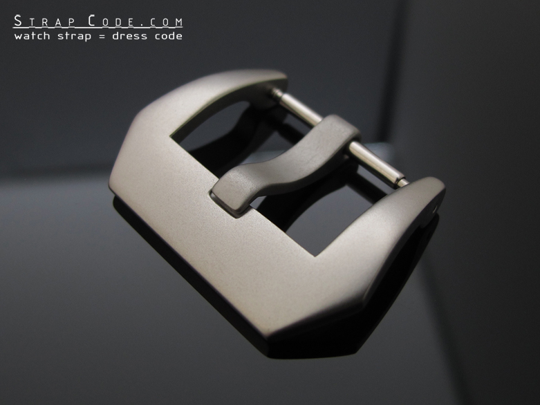 22mm High Quality 316L Stainless Steel Spring Bar type Tongue Buckle, Sandblasted finish