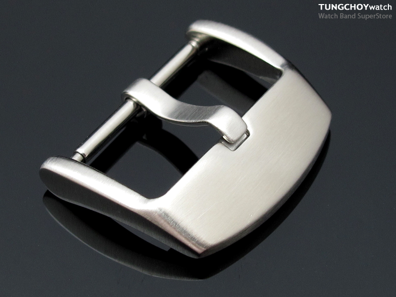 18,20,22mm High Quality 316L Stainless Steel Spring Bar type Buckle, Brushed finish