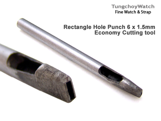 (ACC-TT06X1_5S-006)Rectangle Hole Punch 6x1.5mm Economy Cutting tool