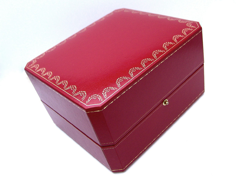 (CAT-BOX-05) CARTIER Classic Red Watch Box *Big Size