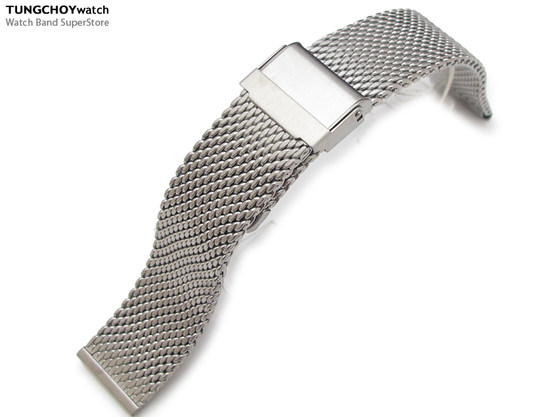 20mm Double Interlock Mesh Watch Band Milanese Band Classic Watch