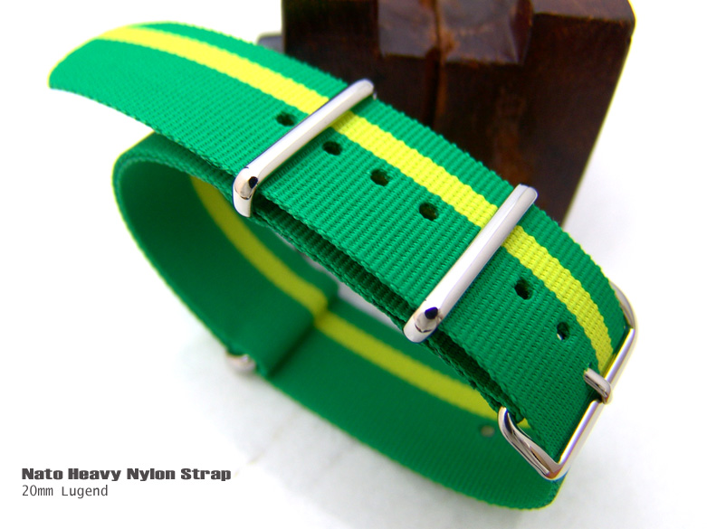22mm NATO BRAZIL SPECIAL EDITION POLISHED (BRAZIL Flag design)