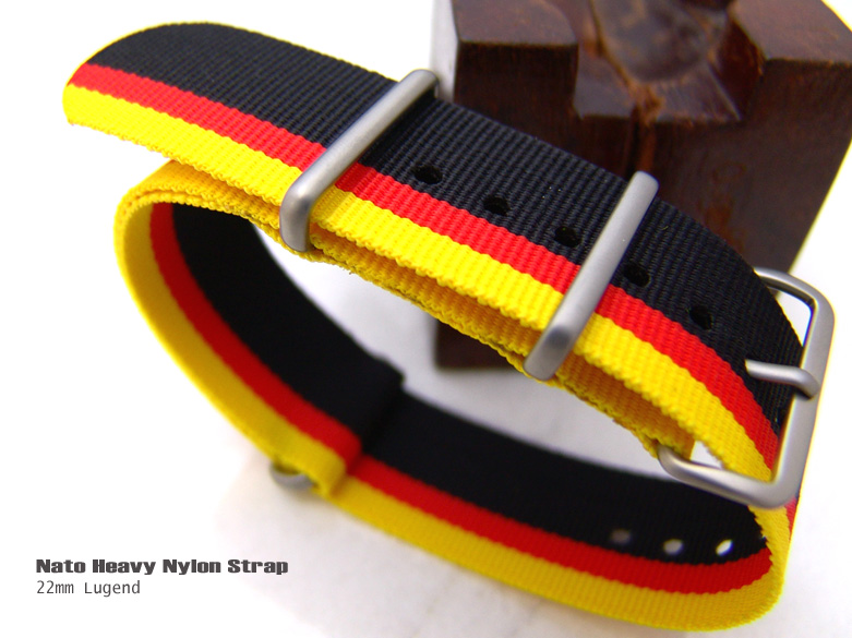 22mm NATO GERMAN SPECIAL EDITION-BRUSHED (GERMAN Flag VER II)