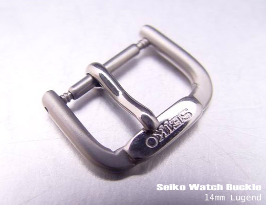 (SEI-BU14-041) SEIKO 14mm Polished stainless steel Buckle