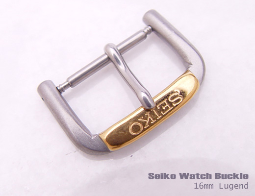 (SEI-BU16-040) SEIKO 16mm 2 Tone stainless steel Buckle