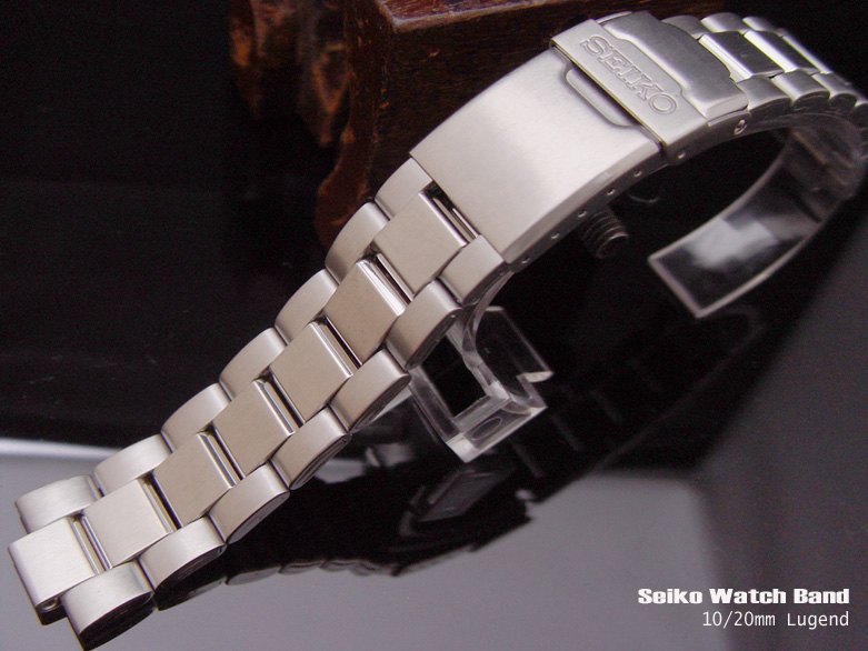 (SEI-SS1020-299)10/20mm Original SEIKO Stainless Steel Watch Band