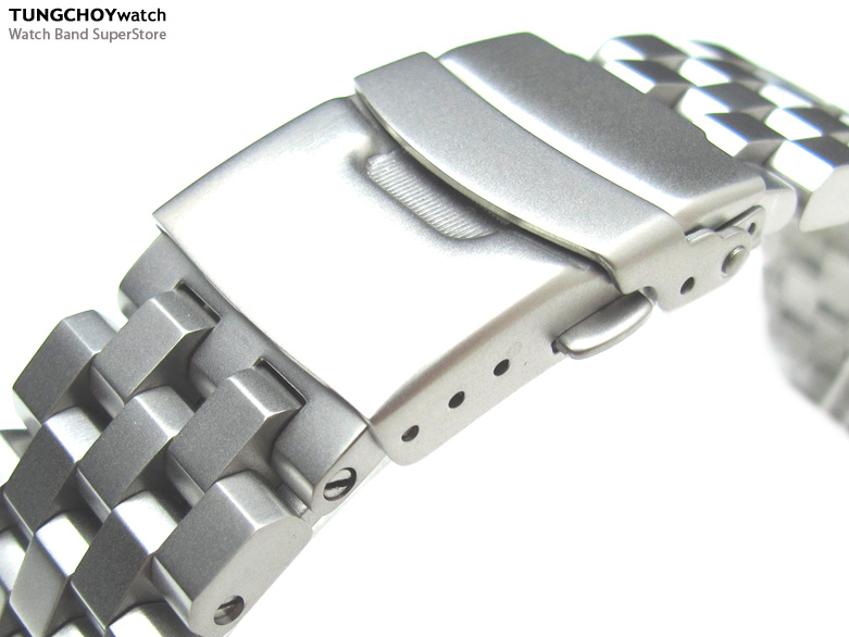 22mm SUPER Engineer Type II Solid Stainless Steel Watch Bracelet
