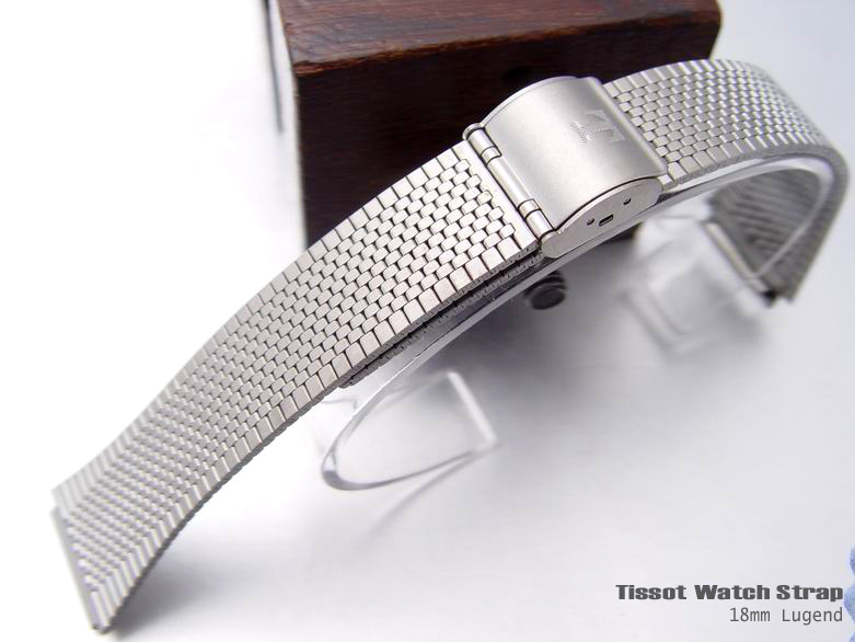 (TISS-SS18-204) 18mm Authentic Tissot Antique Stainless Steel Fine Watch Band