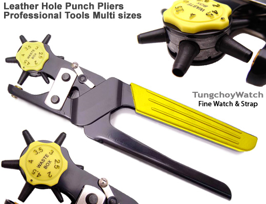(TPC-004KU) Leather Hole Punch Pliers Professional Tools Multi sizes